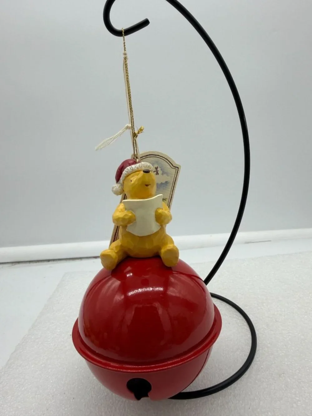 Vintage Disney Classic Pooh Sounds of the Season Jingle Bell Christmas Ornament